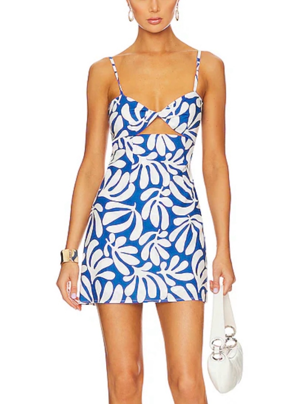 Elodie solid and striped mini dress